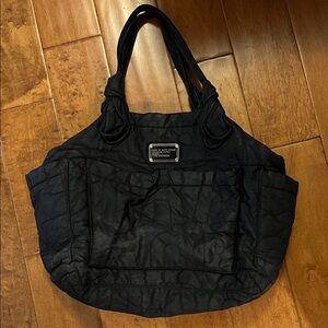 Marc by Marc Jacobs Black Quilted Nylon diaper bag